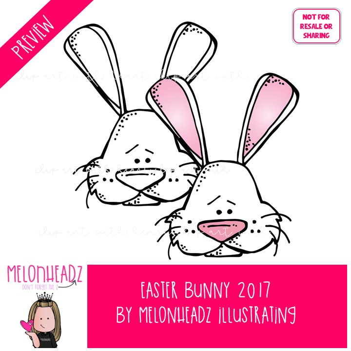 Easter Bunny clip art 2017 Spring clip art Mini - Image 2