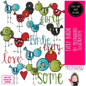 Every Birdie clip art, bird, fowl COMBO PACK