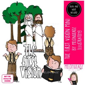 First vision clip art, LDS, Joseph Smith Mini