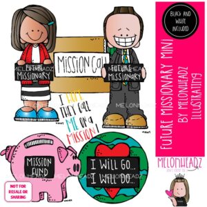 Future Missionary clip art, LDS Mini