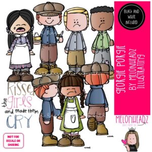 Georgie Porgie clip art, nursery rhyme, literature Mini