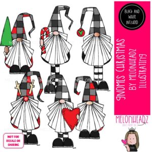 Gnomes clip art, Christmas clip art Mini
