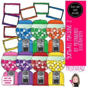 Gumball Machine 2 clip art, candy MINI
