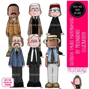 Historical Figures clip art, Photographers Mini
