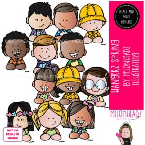 Hangerz clip art, Spring, topper COMBO PACK