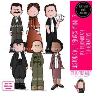 Historical Figures 3 clip art, William Penn Mini