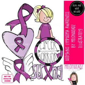 Hodgkins Lymphoma Awareness clip art, Cancer, ribbon Mini