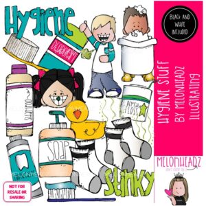 Hygiene clip art, dental, health COMBO PACK
