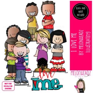 I love me clip art, Self Care clip art Mini