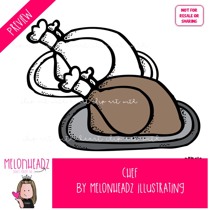 Chef clip art, cooking, career COMBO PACK - Image 2