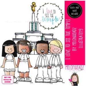 I love to see the temple clip art, LDS clip art Mini