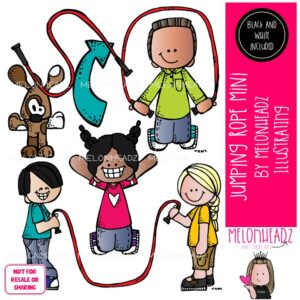 Jumping rope clip art, outdoor, hobby, activity MINI