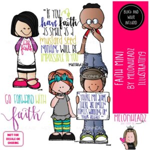 Faith clip art, mustard seed, LDS, Christian Mini