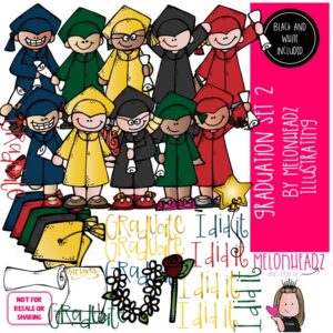 Graduation clip art Set 2 Commencement clip art COMBO PACK