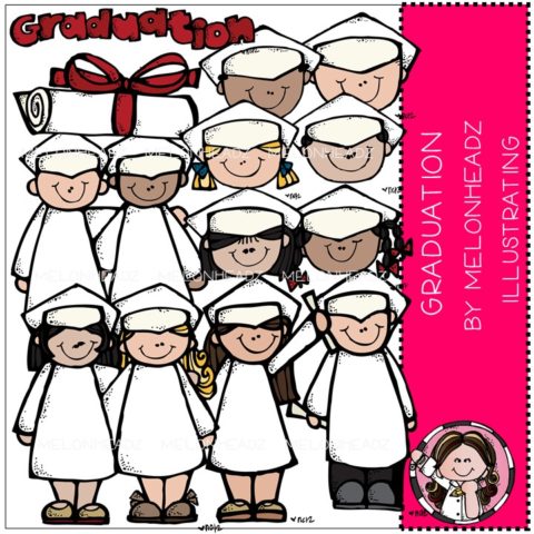 Graduation Clip Art Combo Pack Melonheadz Illustrating