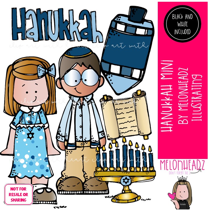 Hanukkah clip art, Jewish clip art Mini