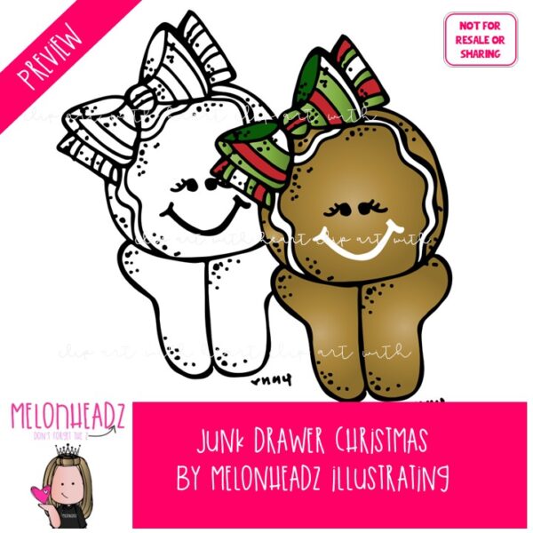 Junk Drawer clip art, Christmas clip art COMBO PACK - Melonheadz