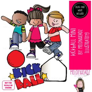 Kickball clip art, play Mini