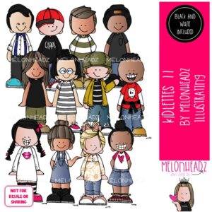 Kidlettes clip art 11, Kids clip art COMBO PACK