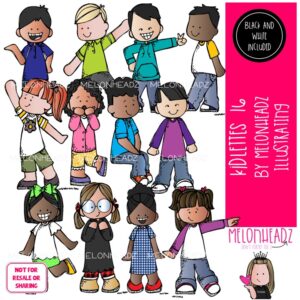 Kidlettes clip art 16, kids clip art COMBO PACK
