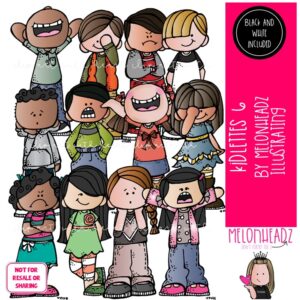 Kidlettes clip art 6, Kids clip art COMBO PACK