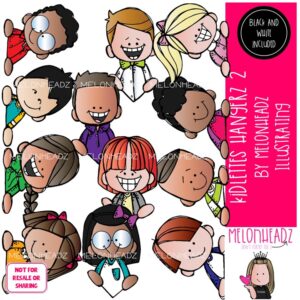 Kidlettes clip art, Hangerz 2, topper COMBO PACK