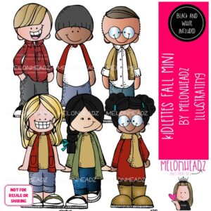 Kidlettes clip art 2017, Fall clip art, Autumn clip art Mini