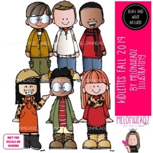 Kidlettes clip art 2019, Fall clip art, Autumn clip art Mini