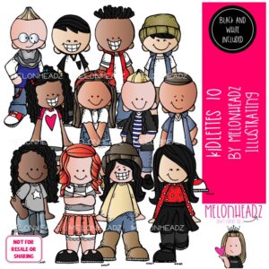 Kidlettes clip art 10, Kids clip art COMBO PACK