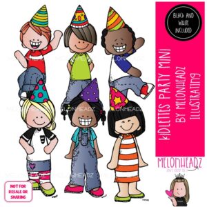 Kidlette Party clip art, Birthday clip art, Celebration clip art Mini