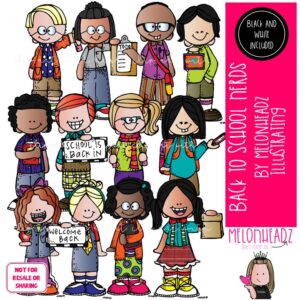 Back to School clip art, Nerds clip art COMBO PACK