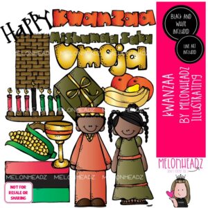 Kwanzaa clip art, kinara clip art COMBO PACK