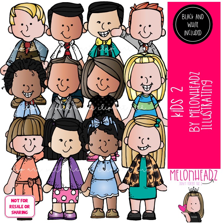 Kids clip art 2 COMBO PACK