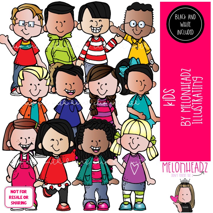 Kids clip art 1 Combo Pack