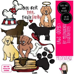 Dog clip art, Labs, Labrador, pet COMBO PACK