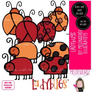 Ladybugs clip art Mini