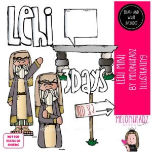 Lehi clip art, LDS, Book of Mormon Mini