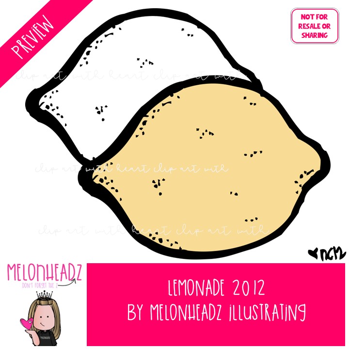 Lemonade clip art 2012, stand, strawberry COMBO PACK - Image 2