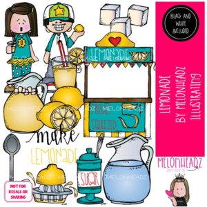Lemonade Stand clip art 2017, fund raiser COMBO PACK