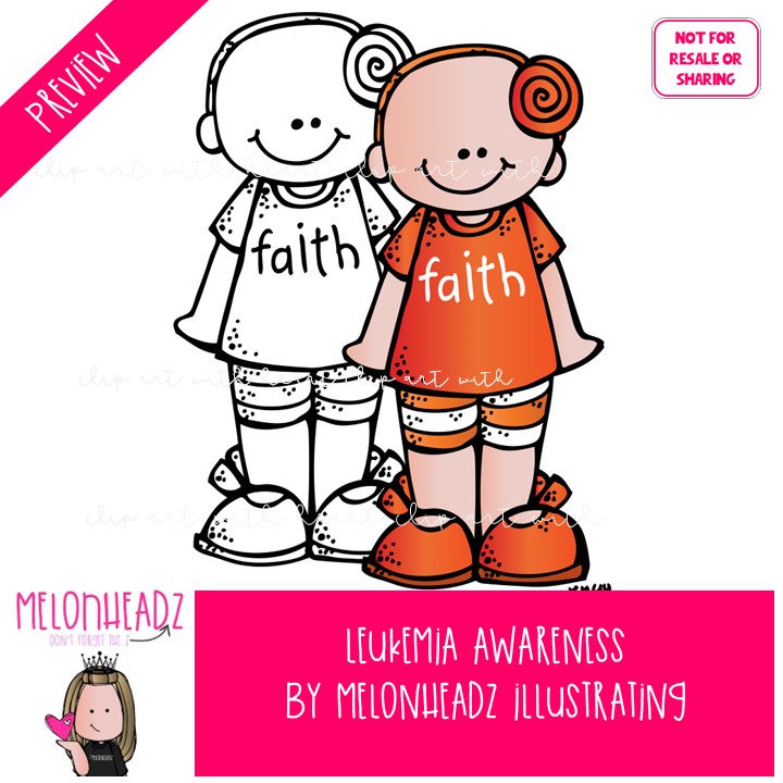 Leukemia Awareness clip art, cancer, ribbon COMBO PACK - Image 3