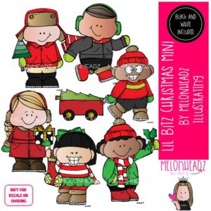 Lil Bitz clip art, Christmas clip art Mini