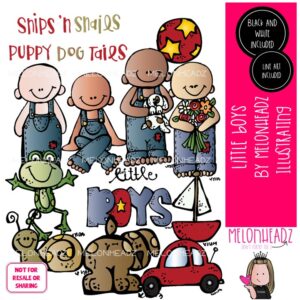 Little boys clip art, toddler, toys COMBO PACK