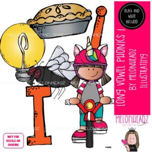 Long Vowel I clip art, Phonics, Parts of Speech Mini