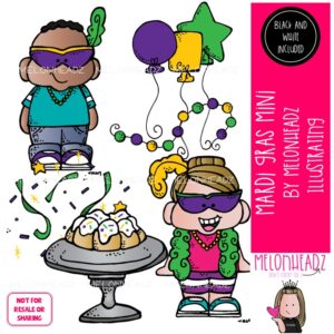 Mardi Gras clip art, Lil Bitz Mini