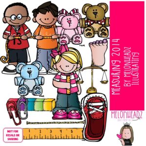 Measuring clip art Math clip art Science clip art COLORED Version