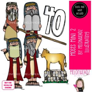 Moses clip art 2, Bible Mini