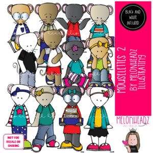 Mouselettes 2 clip art COMBO PACK