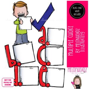 Multiple Choice clip art, Quiz clip art, Testing clip art Mini