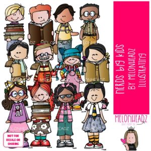 Nerds clip art, Big Kids clip art Teenager clip art COLORED Verson