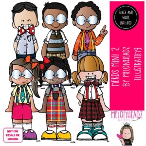 Nerds clip art 2, Kidlettes clip art Mini